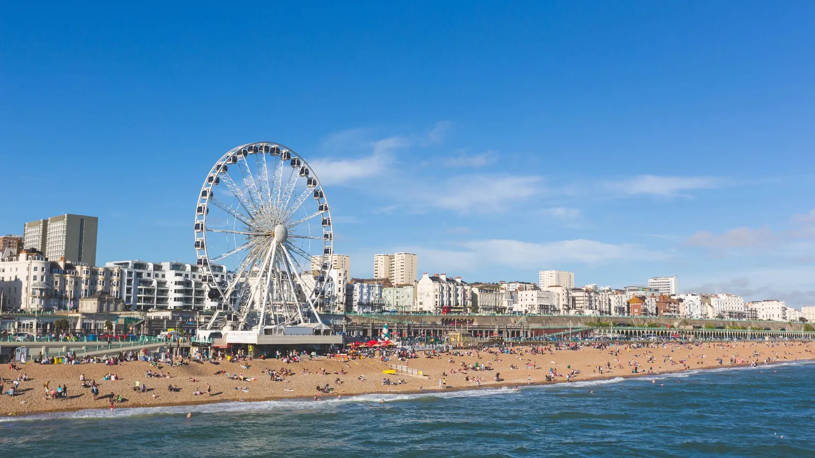 Air conditioning services in Brighton with view of the Royal Pavilion and seafront